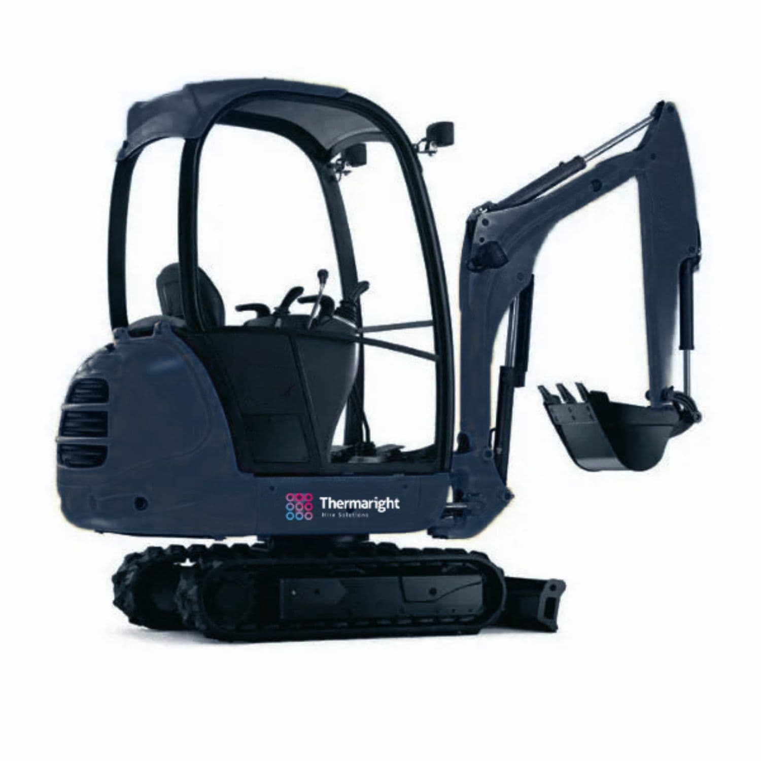Mini Excavator with Fixed Tracks